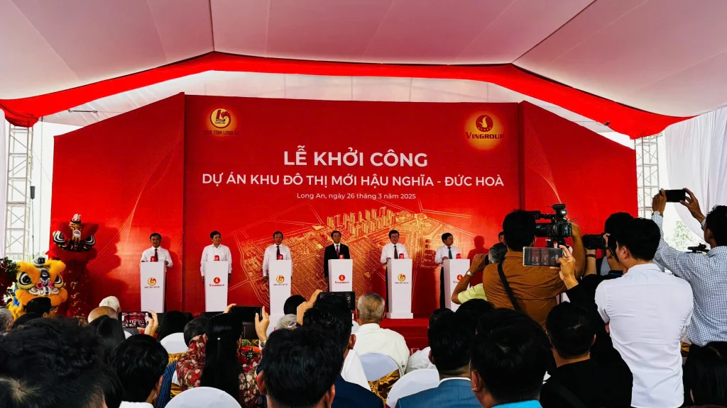 Vingroup chính thức khởi công dự án Vinhomes Green City tại Long An